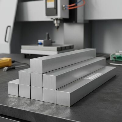 6063 Precision Aluminium Square Bar voor CNC-bewerking