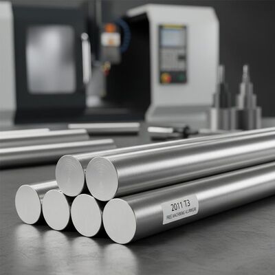 2011 T3 Free Machining Aluminium Alloy Round Bar voor CNC-hogesnelheidsdraaien en precieze schroefmachines