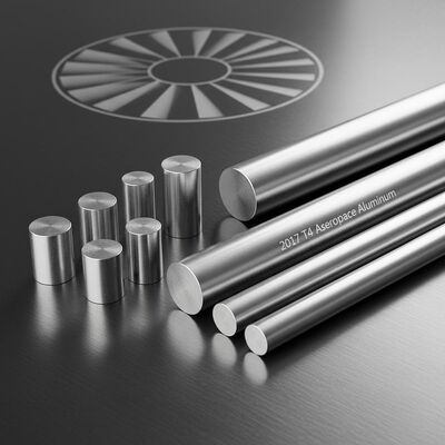2017 T4 High Strength Aerospace Grade Aluminium Alloy Round Bar voor precisiebewerkte voorraad