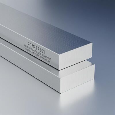 7075 T7351 Aluminiumlegering Rechthoekige staaf Hoge sterkte SCC-bestand voor toepassingen en gereedschap