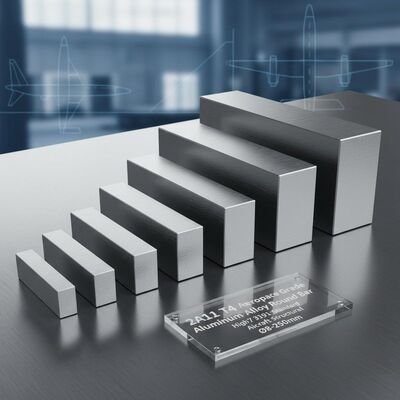 2A12 T4 Ronde staaf van aluminiumlegering voor de lucht- en ruimtevaartsector Hoge sterkte GB/T 3191 Norm voor structurele onderdelen van luchtvaartuigen