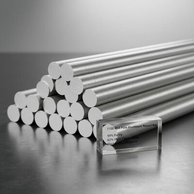 1100 H14 Ronde staaf van puur aluminium met 99% zuiverheid en 62% IACS-geleidbaarheid voor elektrische toepassingen