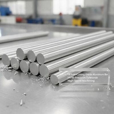 2017A T4 Vrij Snijdende Precisie Tolerantie Ronde Aluminium Staaf voor Hoge Snelheid Bewerking