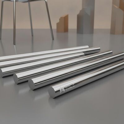 6060 T5 Helder gepolijst geanodiseerd decoratief rond aluminium staafstaaf voor meubels en architectuur