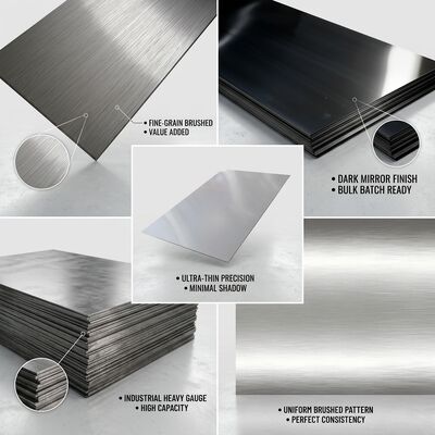 Food-Grade 304 Stainless Steel Sheet Hygienic Sanitary Finish For Commercial Kitchenware
