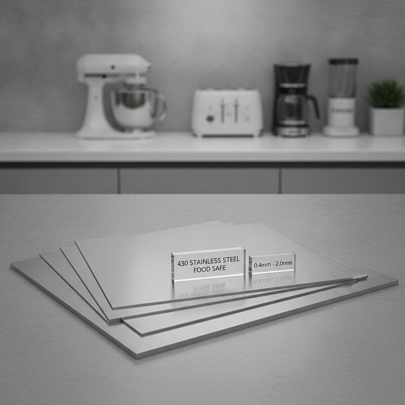 Voedselveilig 430 roestvrij staalplaat koudgewalst 0,4 mm - 2,0 mm voor keukenapparatuur