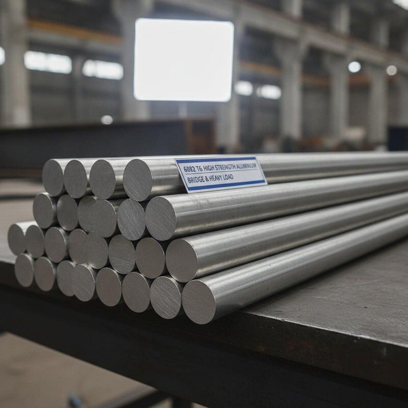 6082 T6 Hoge sterkte aluminium staafstaaf voor bruggenbouw en zware toepassingen